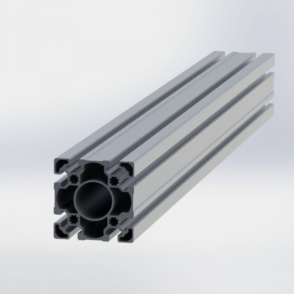 Алюминиевый конструкционный профиль 100x100 анодированный