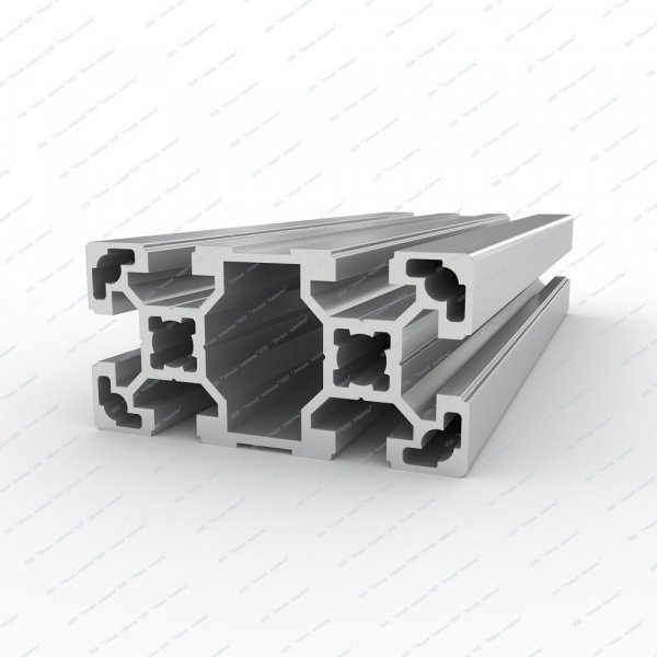 Алюминиевый конструкционный профиль 40х80 анодированный