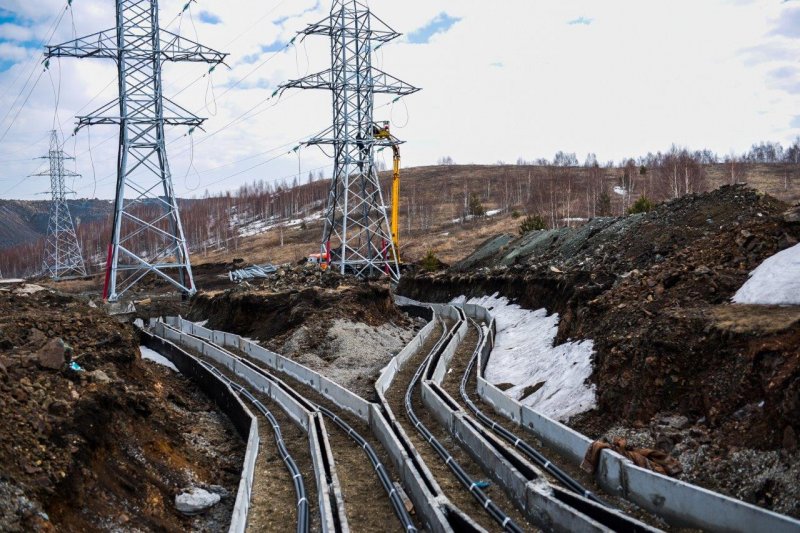 Uchalinsky GOK is completing the construction of a power transmission line to the Novo-Uchalinsky mine