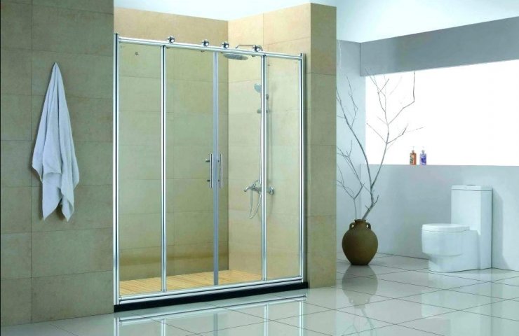 Modern glass shower enclosures