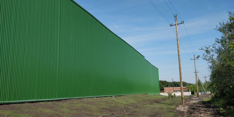 Kuzbassrazrezugol installed a noise barrier in Kiselevsk