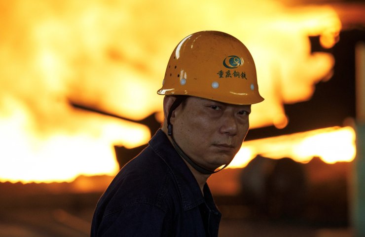 For the first time in two years, China has reduced steel production