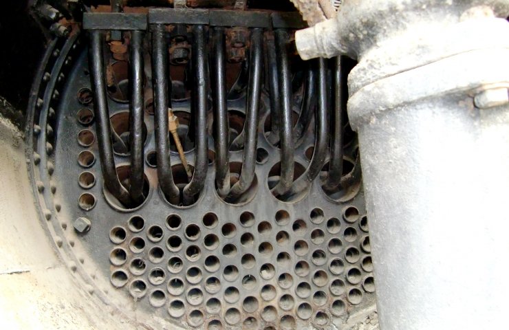 The superheaters of the boiler