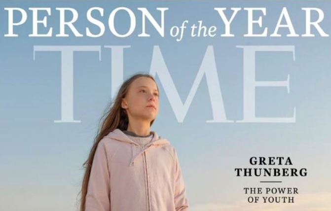 Time magazine named ecoactivists Greta Thunberg's man of the year