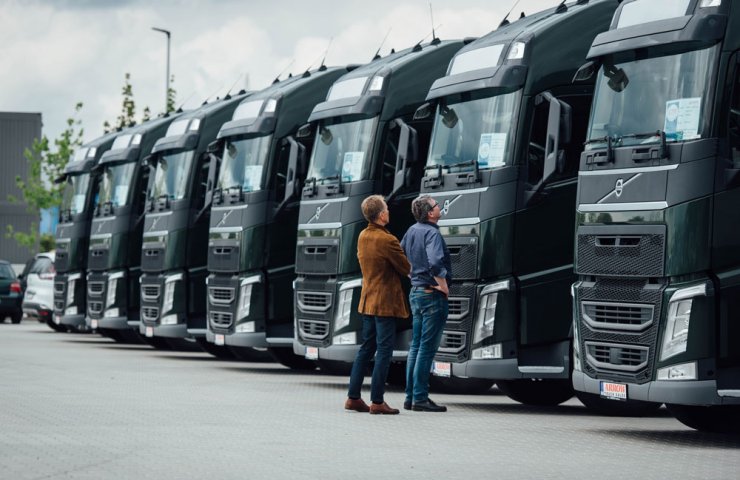 Sales of commercial vehicles in Europe show a sharp decline