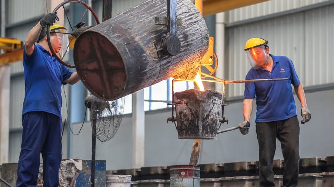 Steel production in China last week declined 5.4%