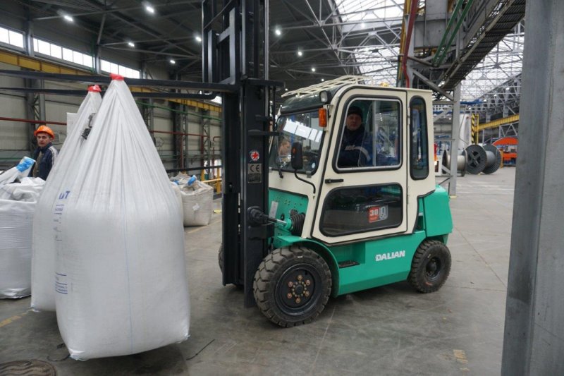 Kolchugin "cable" has updated the fleet of forklifts
