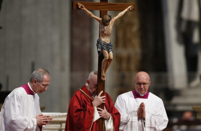 The Holy see for the first time in the history of the Church will celebrate Holy week without believers