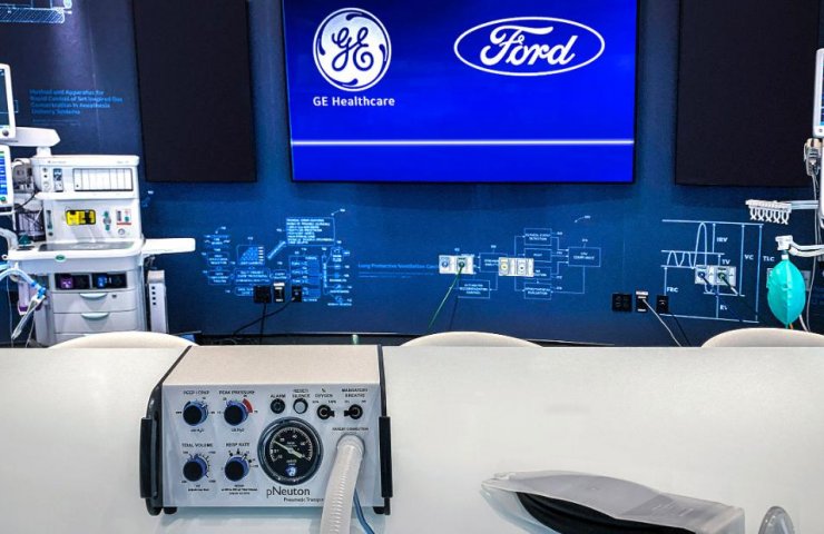 Ford изготовит 50 000 аппаратов искусственной вентиляции легких за 100 дней