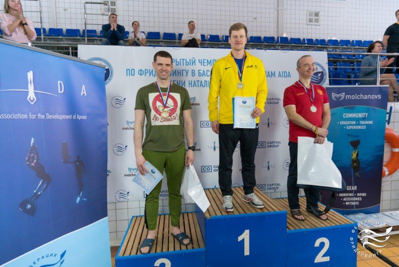 Співробітник «Уралэлектромеди» став чемпіоном Росії по фрідайвінгу