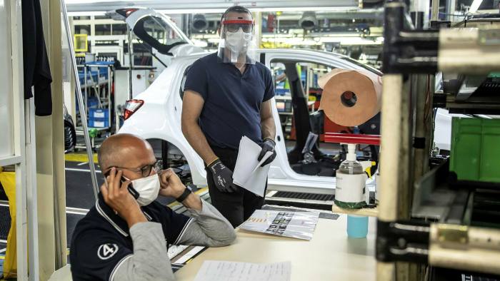 France recorded a record drop in manufacturing activity