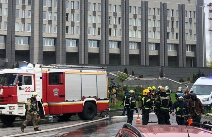In St. Petersburg burned patients connected to a ventilator