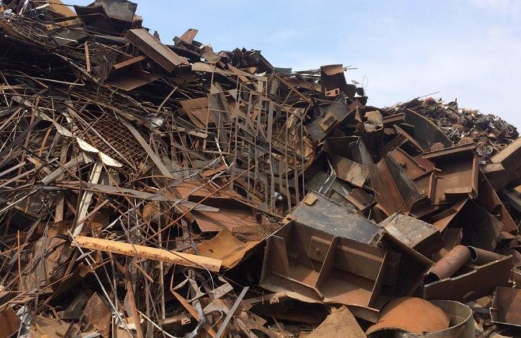 Reception of scrap metal out