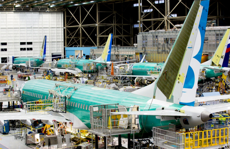 Boeing відновив виробництво 737 MAX на заводі компанії в Рентоні