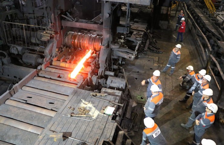 Днепровский металлургический завод перезапустил еще один прокатный стан