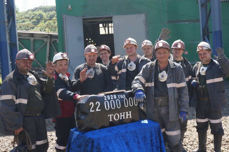 The miners "Baikaimsky" extracted "jubilee" a ton of coal