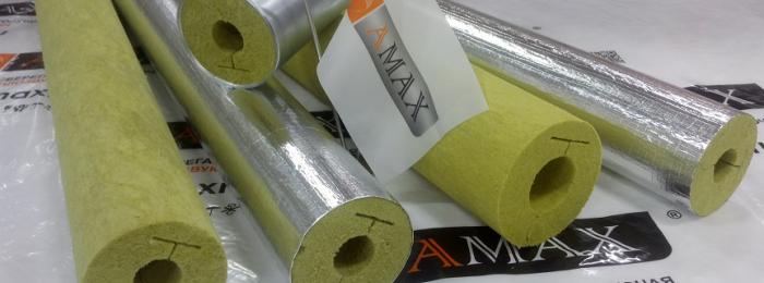 Mineral wool heat-insulating cylinders