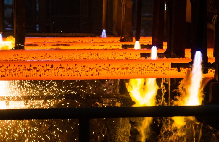 Modernization of the continuous casting machine at the Balakovo steel plant.