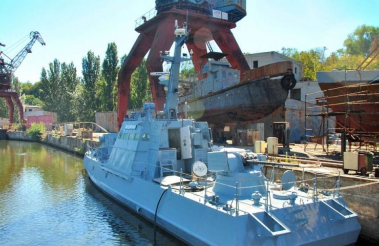 Repair of a small armored boat "Berdyansk" is completed at the Nikolaev shipyard