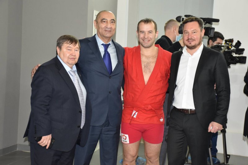 A new hall for sambo training opened in Sysert