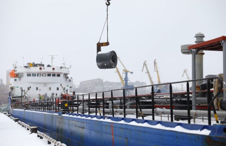 Zaporizhstal exported about 900 thousand tons of rolled metal along the Dnieper