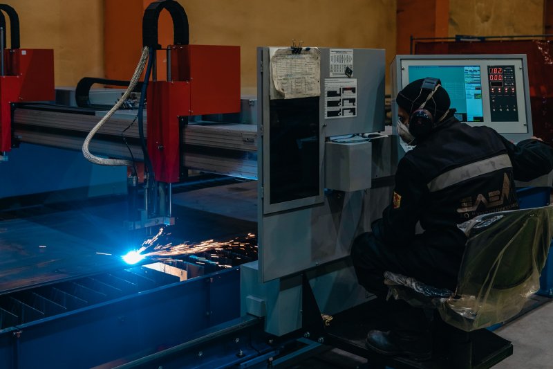 A new plasma cutting unit has appeared at the Non-ferrous Metals Alloy Plant