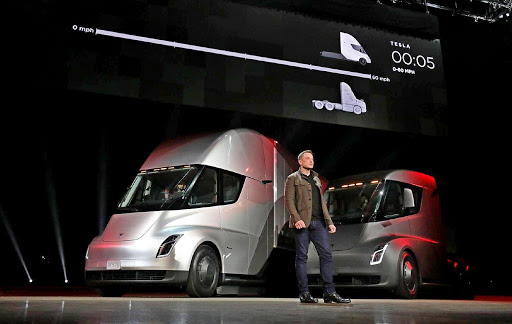 Tesla electric truck undergoes road trials on track (Video)