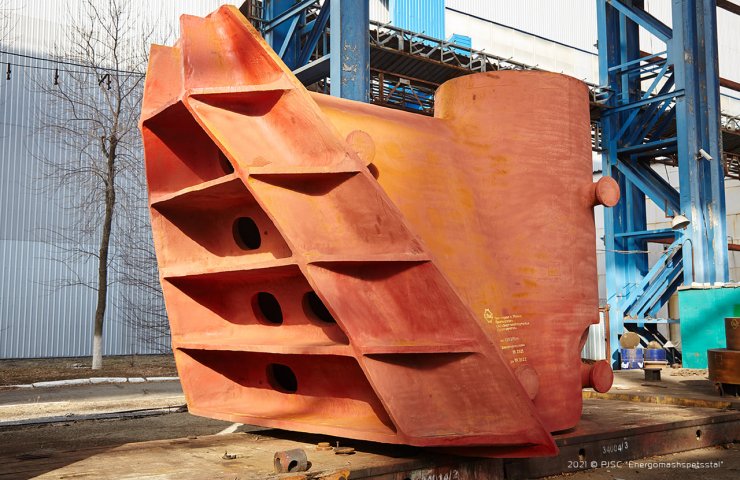 Енергомашспецсталь відвантажила своєму клієнтові виливок кронштейна вагою 136 тонн
