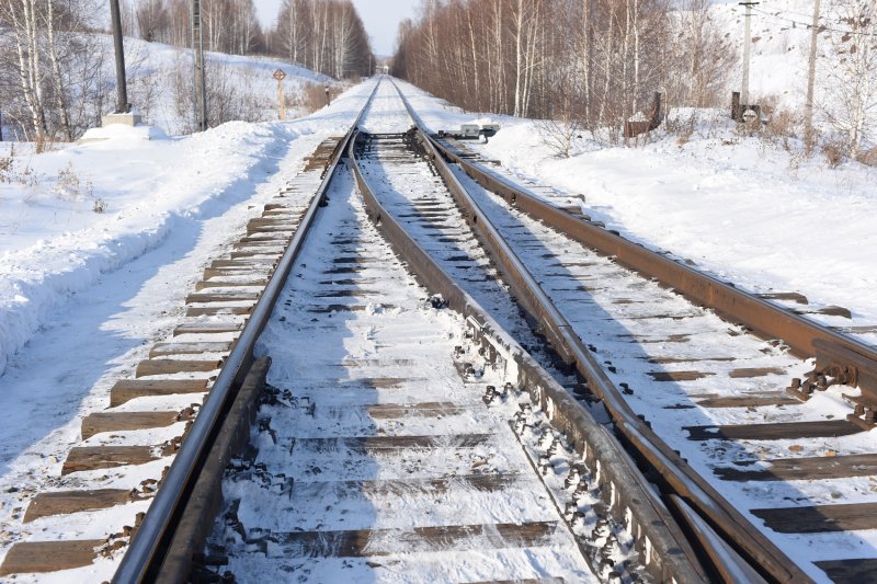 Uchalinsky GOK modernized non-public railway tracks