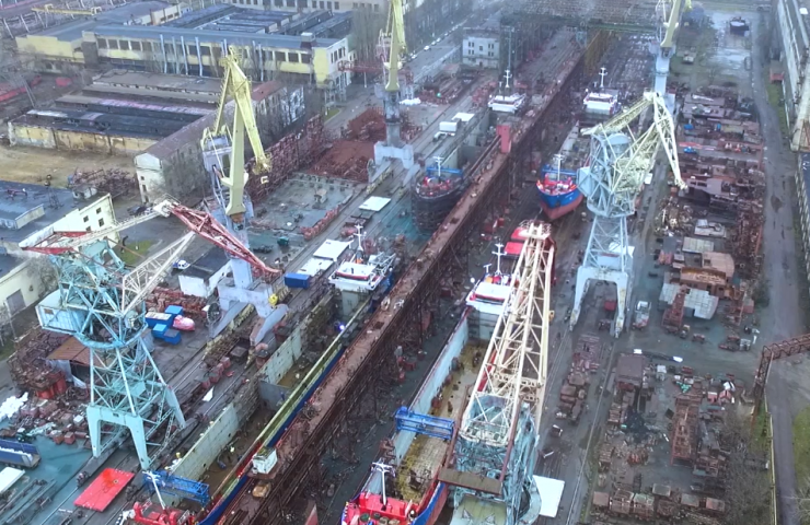 Kherson shipyard accepted for modernization two dry cargo vessels of the Dutch EEMS Werken