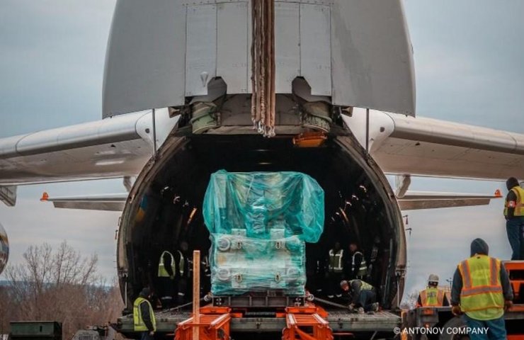 Украинские Ан-124-100 доставили из Германии в США оборудование для изготовления вакцины