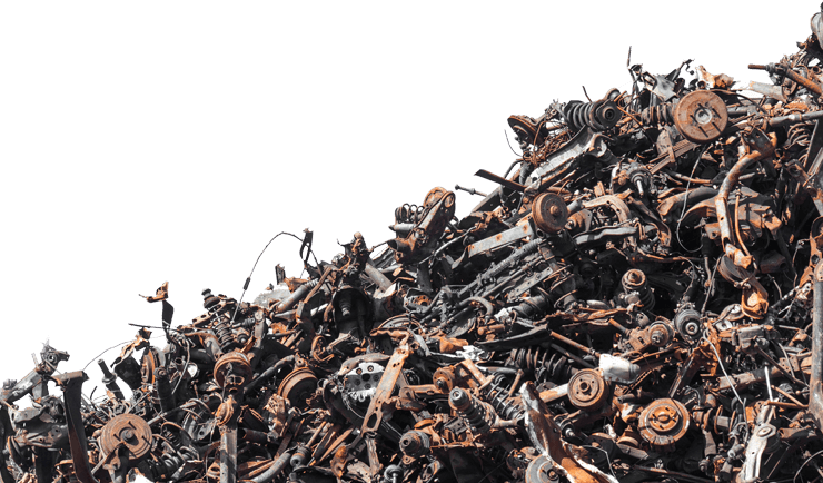 How is the sale of scrap metal at auctions in Ukraine