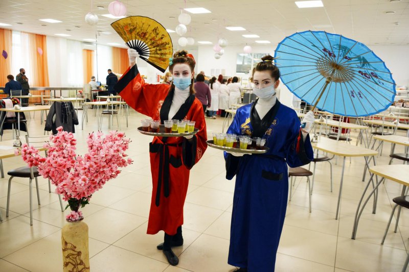 A day of Japanese cuisine was held in the dining room of the Chelyabinsk zinc plant