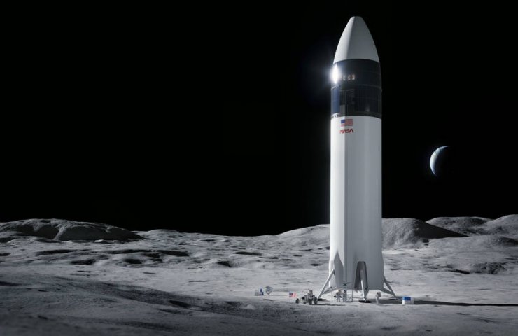 NASA приостановило лунный контракт со SpaceX Илона Маска на сумму в 2,9 миллиарда долларов