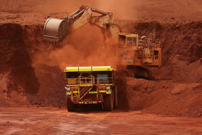 Iron ore price to drop to $ 55 in less than a year - Australian government