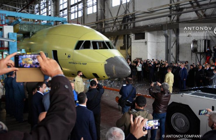 ANTONOV manufactured the fuselage of the first of three An-178 contracted by the Ministry of Defense