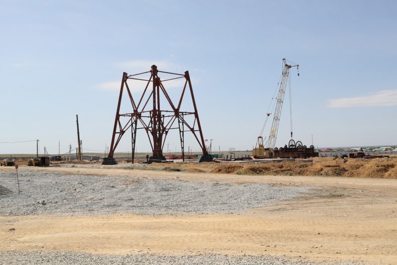 Construction of a mine headframe has begun at the Podolsk deposit