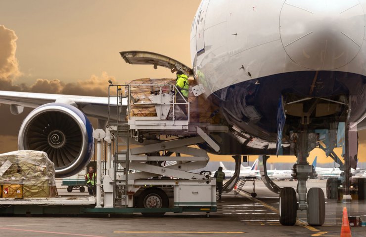 Air cargo transportation through the "Service Trans-Cargo" company