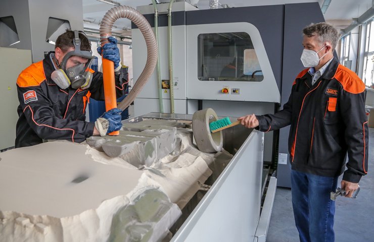 Uralvagonzavod launched an industrial 3D printer