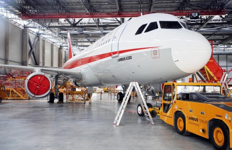 Фюзеляжі всіх літаків Airbus А220 виробляються в Китаї