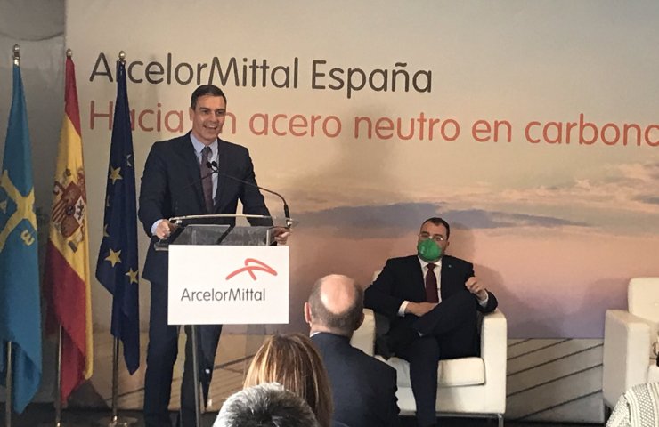Spanish government to invest half a billion euros in decarbonization of ArcelorMittal plant