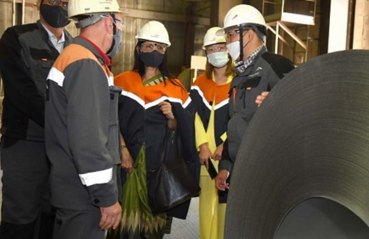 Indian Ambassador and Military Attaché inspected the ArcelorMittal Temirtau Iron and Steel Works