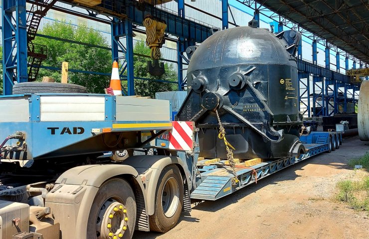 Energomashspetsstal shipped a 100-ton iron ladle to Zaporizhstal