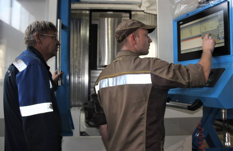 MMSK repairmen received a multifunctional machining center