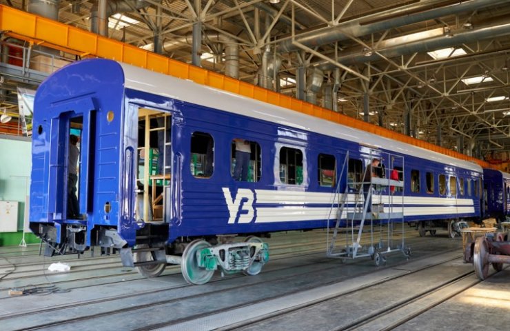 The first cars ordered by Ukrzaliznytsia at the Kryukovsky Carriage Works will be shown in Kiev