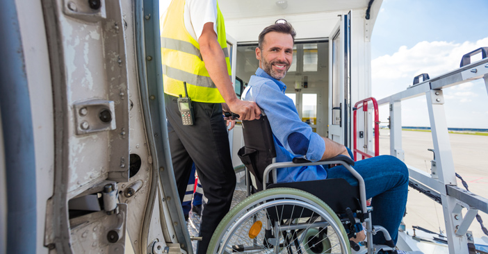 Wheelchair lift booking