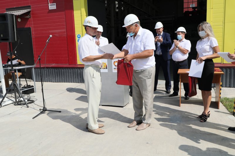 Губернатор Оренбургской области и директор Гайского ГОКа запустили в тестовый режим работы новый производственный объект