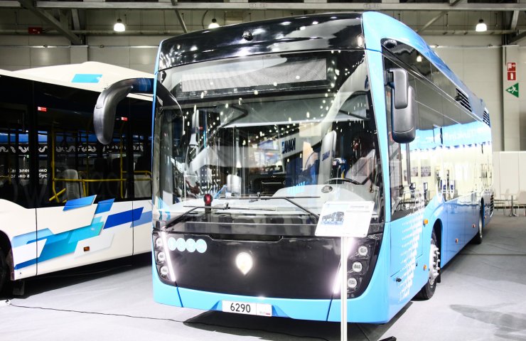 КАМАЗ представив перший російський автобус на водневих паливних елементах