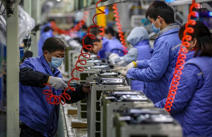 Industrial production in China increased by 5.3% in August 2021
