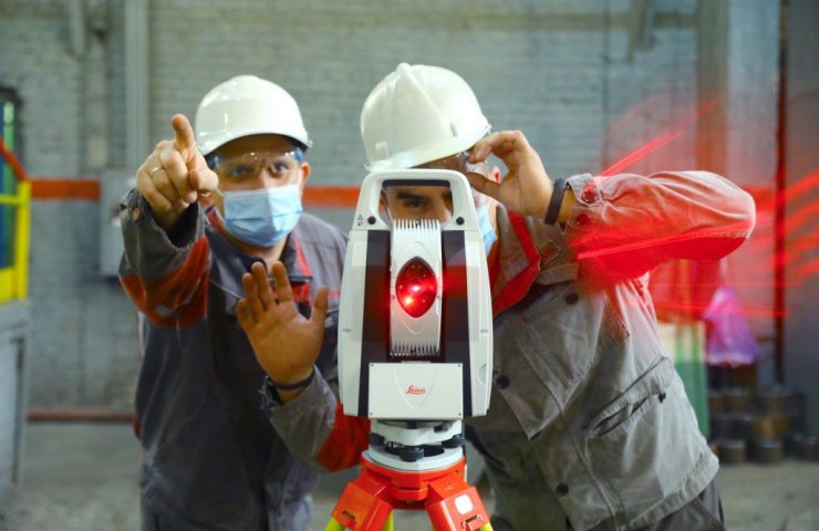 Metallurgical plant "Zaporizhstal" bought a Leica laser tracker for high-precision diagnostics